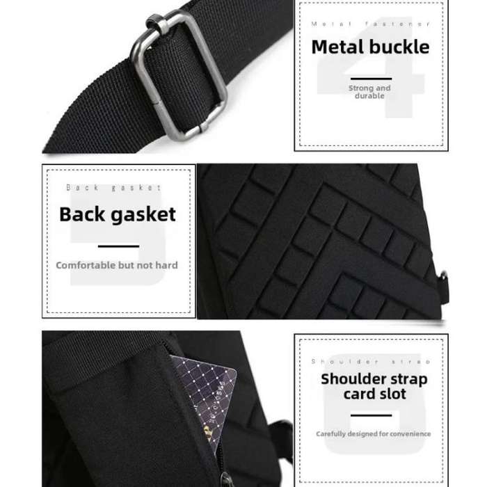 For DJI Flip RC-N3 /RC 2 Version BKANO Lightweight Shoulder Bag & Chest Pack Compact Carrying Case