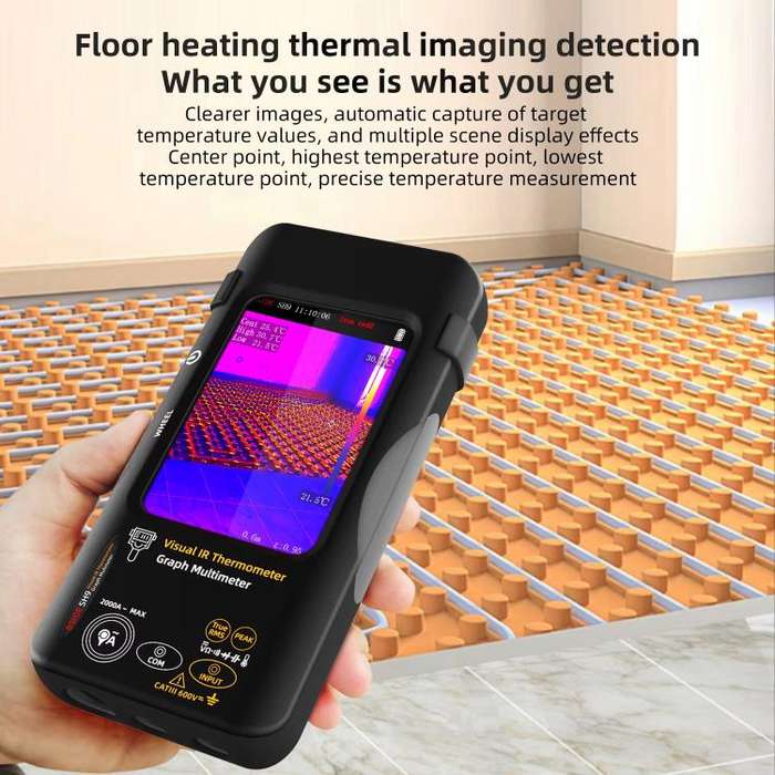Standard+Macro Lens+Flexible Coil BSIDE SH9 Infrared Thermal Imaging Multimeter Touchscreen High-...