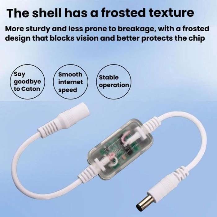 HuaGu 30cm Router Timed Restart Line Controller Power Failure Smart Reset Connection Cable WiFi R...