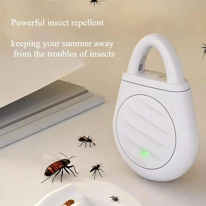 34Hz-70kHz 3 Modes Ultrasonic Bird Repeller Rechargeable Outdoor Animal Deterrent for Garden/Balc...