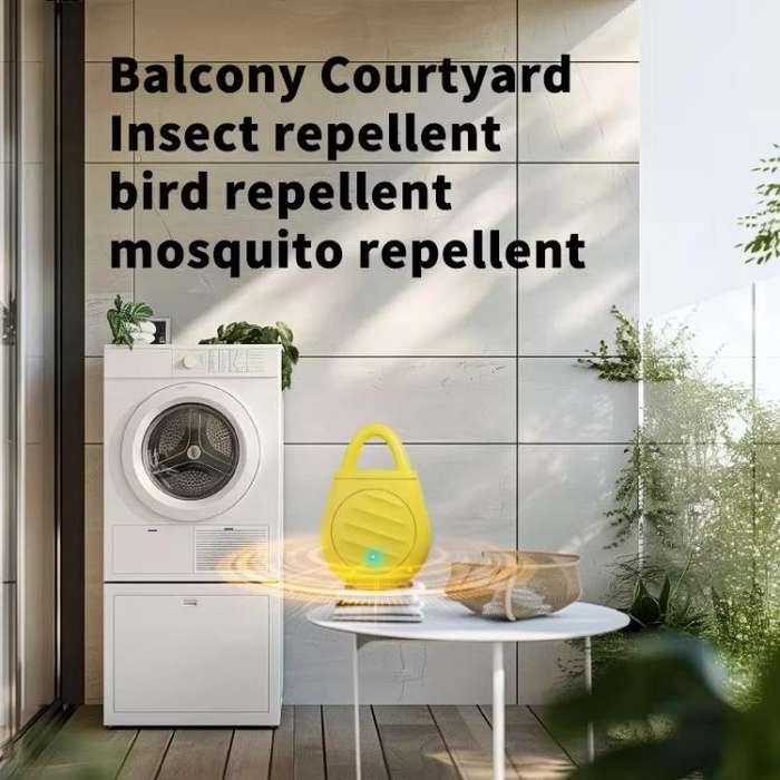 34Hz-70kHz 3 Modes Ultrasonic Bird Repeller Rechargeable Outdoor Animal Deterrent for Garden/Balc...