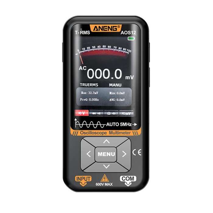 ANENG 2 In 1 Handheld Color Screen Oscilloscope Digital Multimeter(AOS12)
