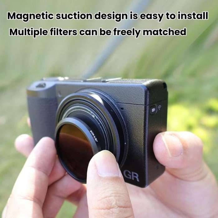 For Panasonic LX10 / Ricoh GR / Canon G7X / Sony ZV-1 Camera Filter, Spec: Black Mist 1/4