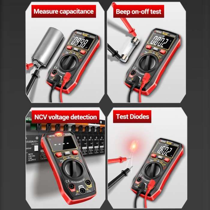 ANENG High-precision Maintenance Multi-function Digital Display Multimeter(Red)