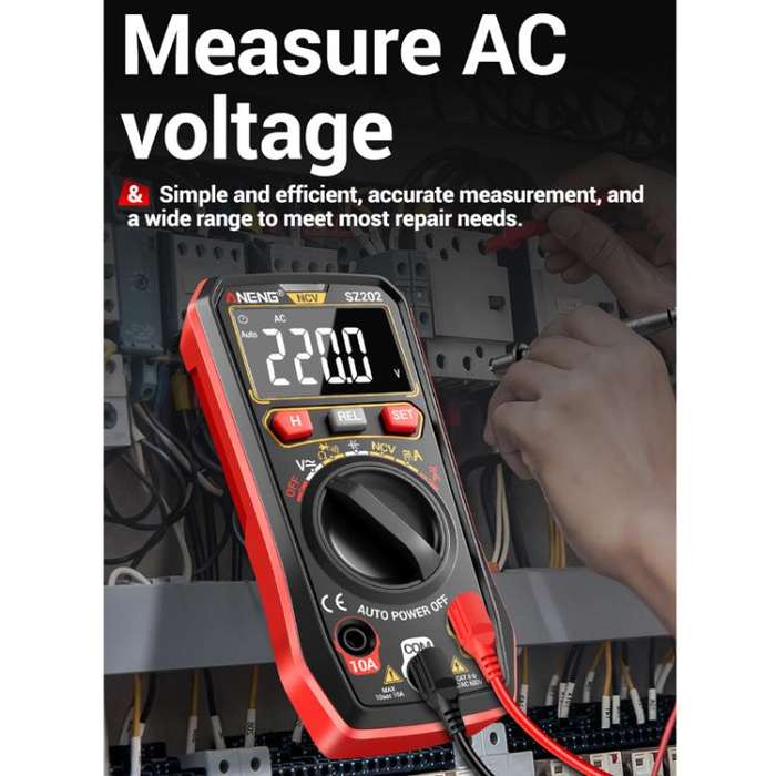 ANENG High-precision Maintenance Multi-function Digital Display Multimeter(Red)