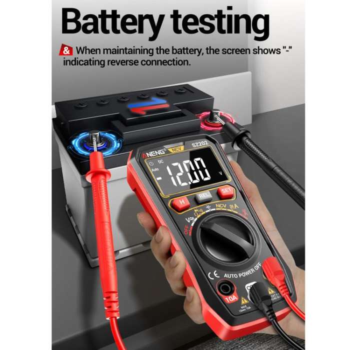 ANENG High-precision Maintenance Multi-function Digital Display Multimeter(Red)