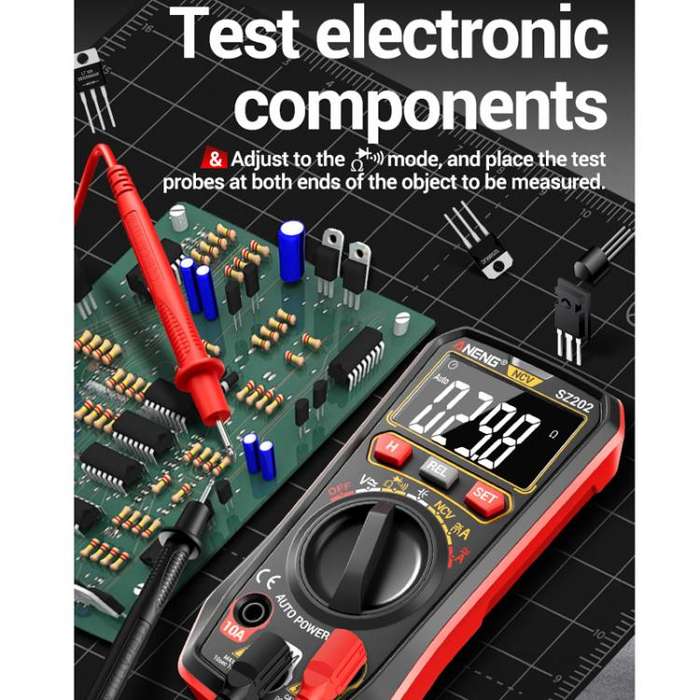 ANENG High-precision Maintenance Multi-function Digital Display Multimeter(Black)