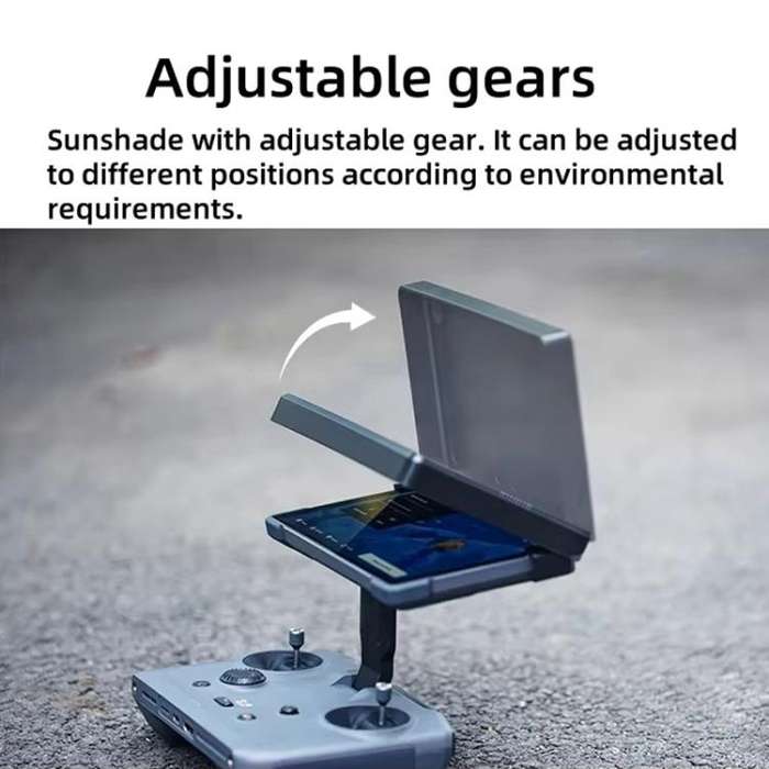 For DJI RC Pro 2 Controller CYNOVA  Sunshade Hood Adjustable Anti-Glare Shield with Multi-Angle P...