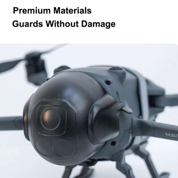 For DJI Mavic 4 Pro CYNOVA Gimbal Lens Protective Cover Protector Lens Hood Cap(Transparent Black)