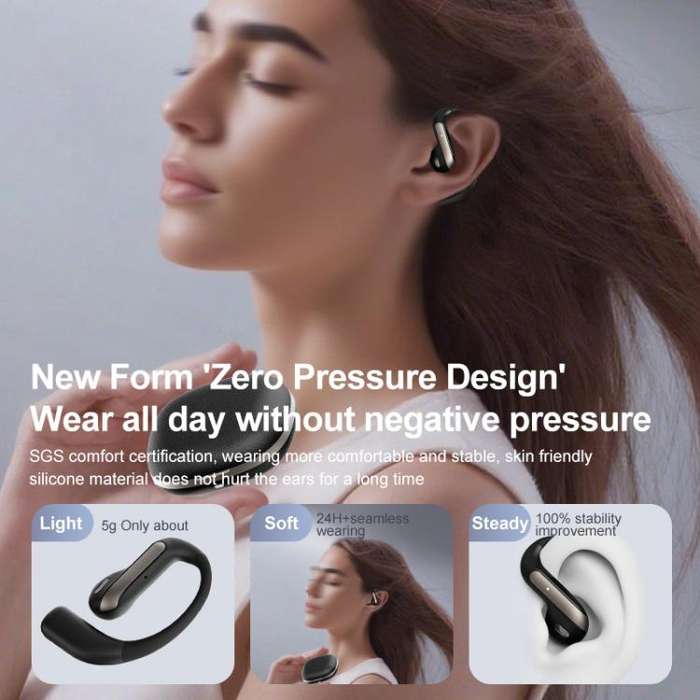 164 Languages Simultaneous Interpretation Intelligent Bluetooth Earphones(White)