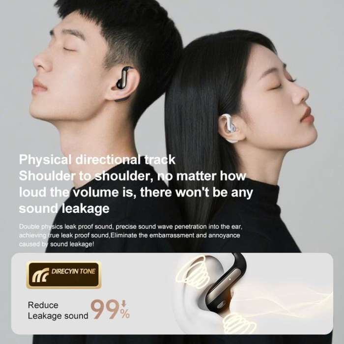 164 Languages Simultaneous Interpretation Intelligent Bluetooth Earphones(Black)