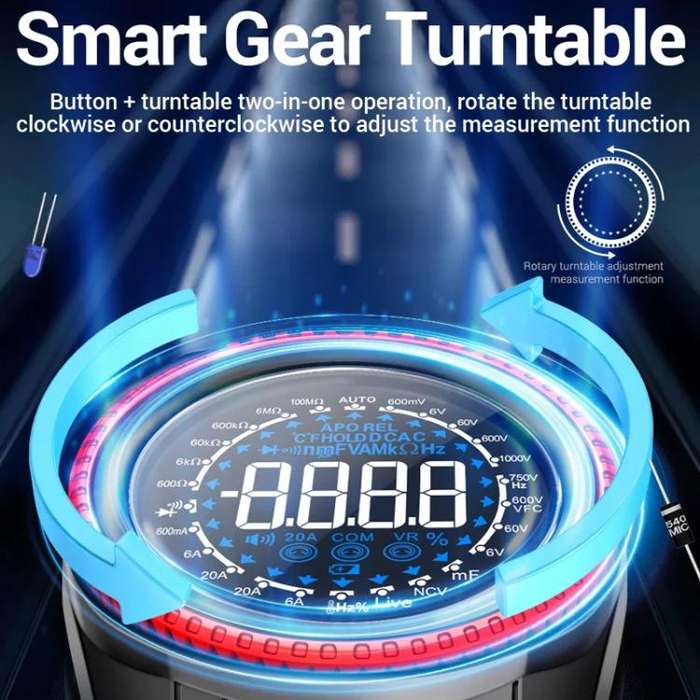 ANENG Portable High-precision Rotating Disk Intelligent Fully Automatic Multimeter(SZ312)