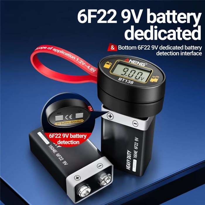 ANENG Portable Magnetic Battery Voltage Capacity Tester(BT138)
