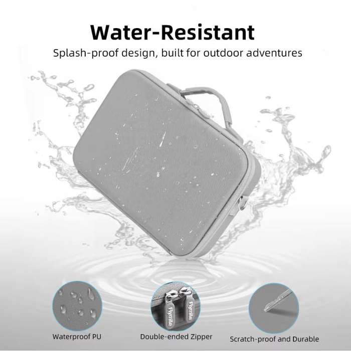 For Insta360 X5 Flymile All-in-One Storage Shoulder Bag Durable PU + Lycra Material Carrying Case...