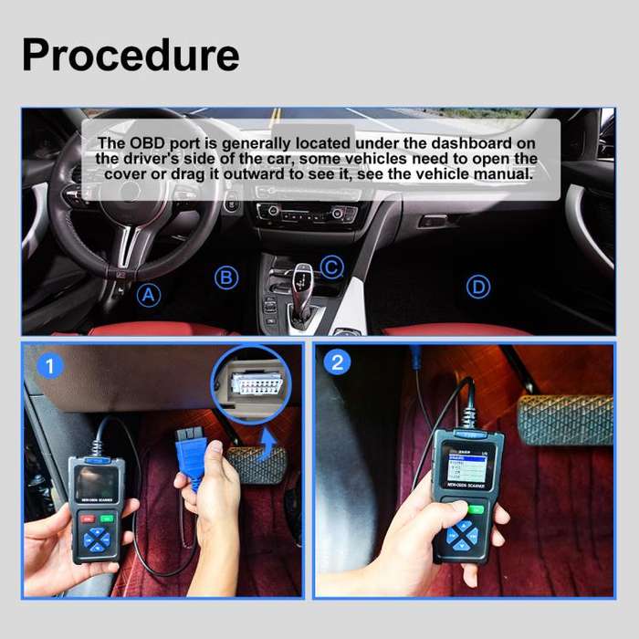 Car Fault Diagnostic Instrument OBD2 Car Engine Tester(T100)