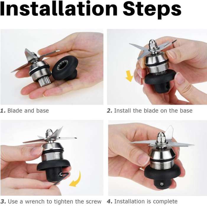For Vitamix 5200 5006 5012 5057 Drive Socket Mushroom Head Blender Parts(Black)