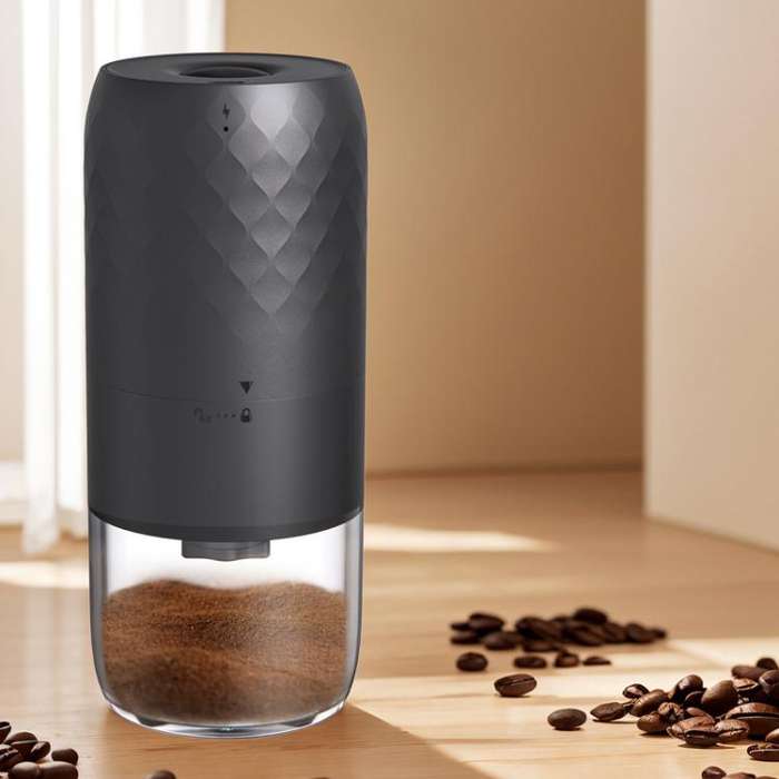 Portable Electric Coffee Grinder with 40 Adjustable Settings Rechargeable USB-C Ceramic Burr Mill...