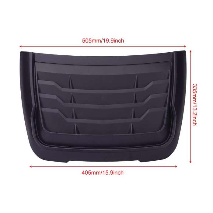 Car Hood Air Intake Cover Deflector For Ford Ranger Raptor 2015-2022, Color: Carbon Pattern