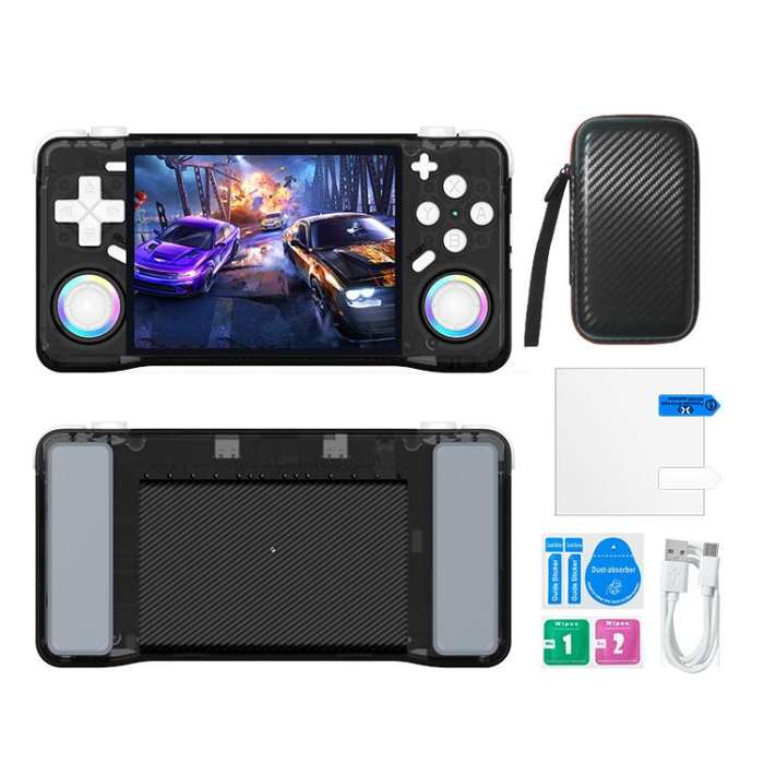 XF35H 3.5-Inch Retro Handheld Game Console With Linux System And RGB Light Pocket Video Game Play...