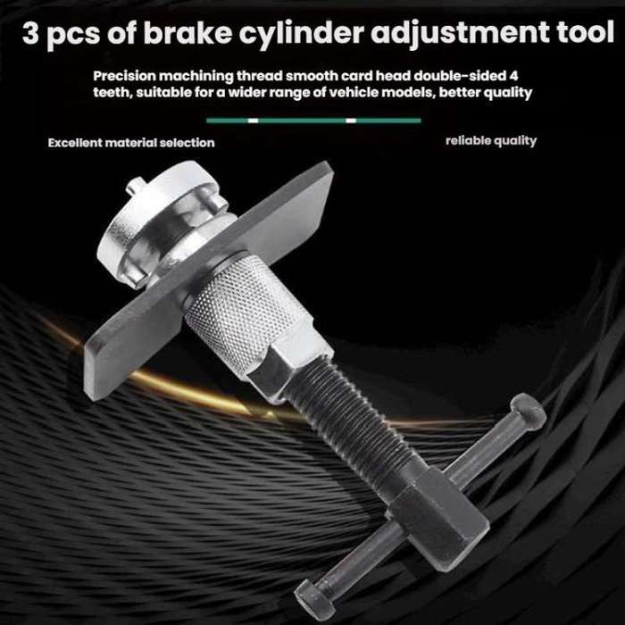 RUICHI 3 In 1 Brake Pump Adjustment Tool Disc Brake Adjustment Tool(Black)