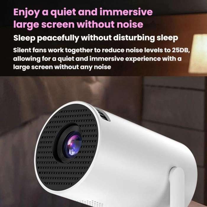 HY200 Home 1080P Projector Mini HD Smart WiFi Projector UK Plug