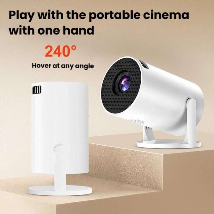 HY200 Home 1080P Projector Mini HD Smart WiFi Projector UK Plug