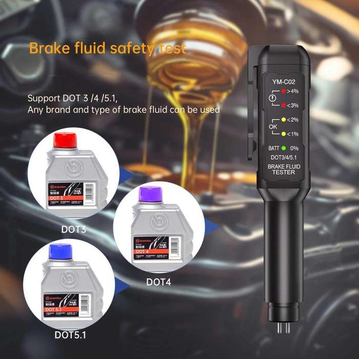 Automobile Brake Oil Detection Pen Brake Fluid Moisture Tester(YM-C02)