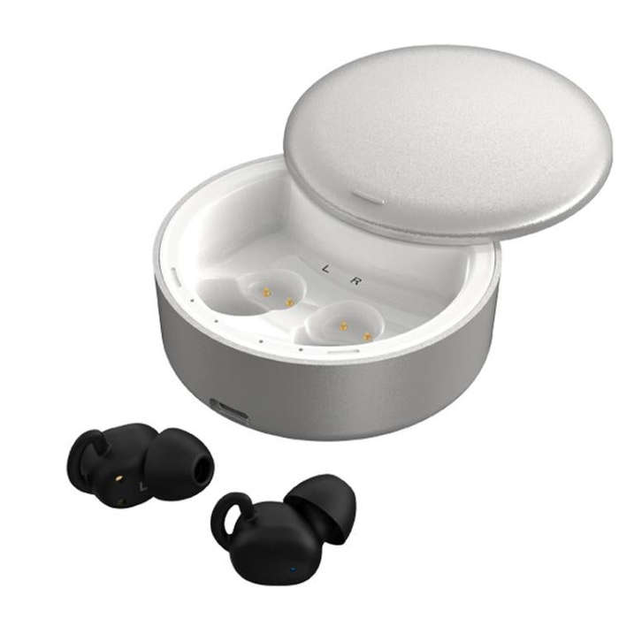 APP Smart Self-Fitting 32-Channel In-Ear Hearing Amplifier for Seniors with Charging Case Noise R...