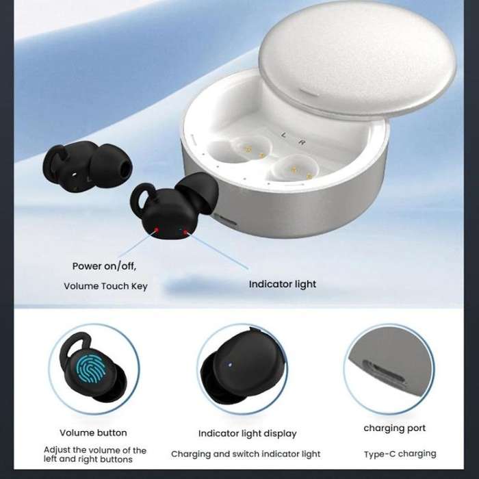 APP Smart Self-Fitting 32-Channel In-Ear Hearing Amplifier for Seniors with Charging Case Noise R...