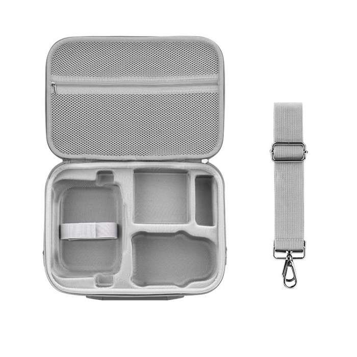 For DJI MINI 4 PRO BRDRC Remote Control Accessories Storage Handbag(Gray)