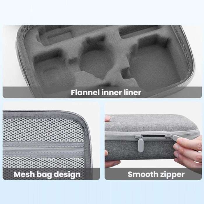 For Insta360 GO3 BRDRC Protection Portable Storage Bag(Gray)