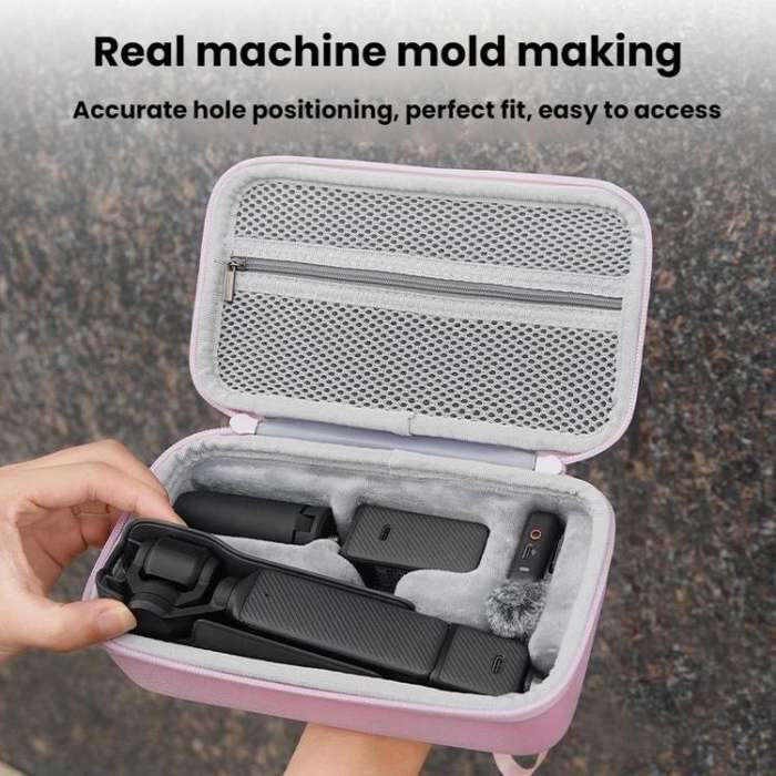 For DJI OSMO POCKET 3 BRDRC Portable Handheld Storage Bag(Blue)
