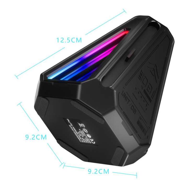 For Nintendo Switch 2 Joy-Con Controllers 4 In 1 Triangular Charging Base With RGB Light(White)