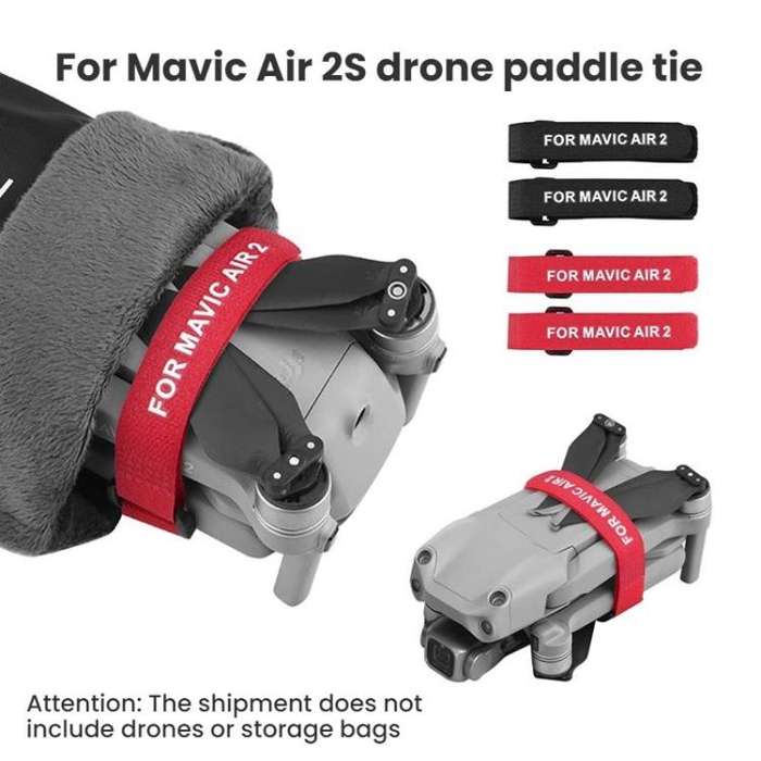 For DJI MAVIC AIR 2 BRDRC Drone Propeller Straps(Black)