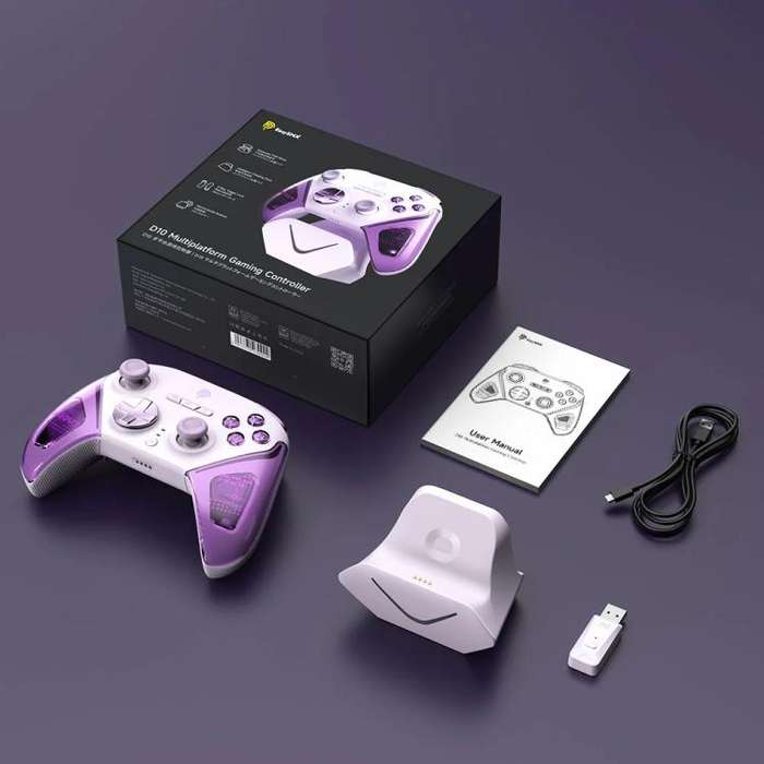 EasySMX D10 Wireless Gaming Controller with Dual-Mode Triggers & TMR Hall Effect Joysticks Chargi...