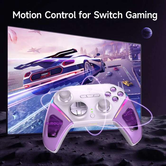 EasySMX D10 Wireless Gaming Controller with Dual-Mode Triggers & TMR Hall Effect Joysticks Chargi...
