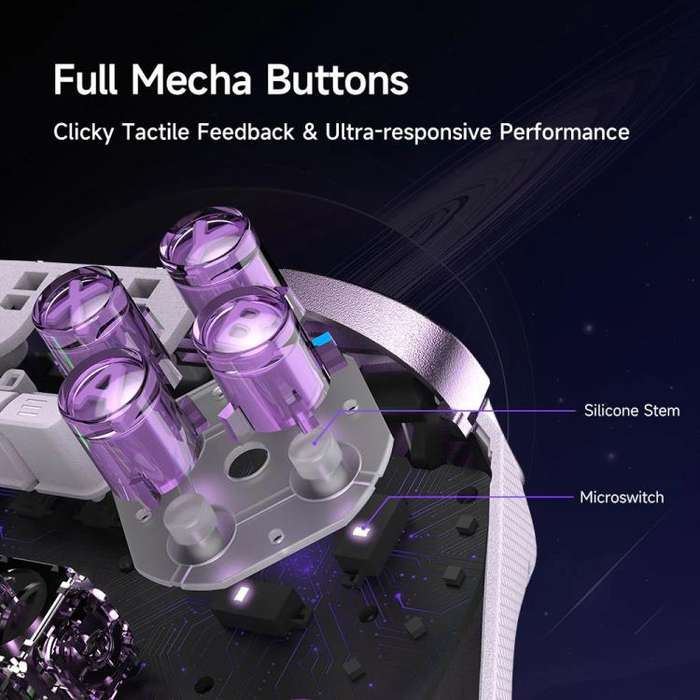 EasySMX D10 Wireless Gaming Controller with Dual-Mode Triggers & TMR Hall Effect Joysticks Chargi...