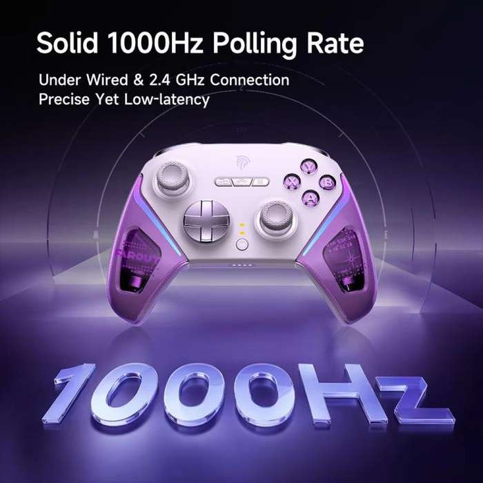 EasySMX D10 Wireless Gaming Controller with Dual-Mode Triggers & TMR Hall Effect Joysticks Chargi...