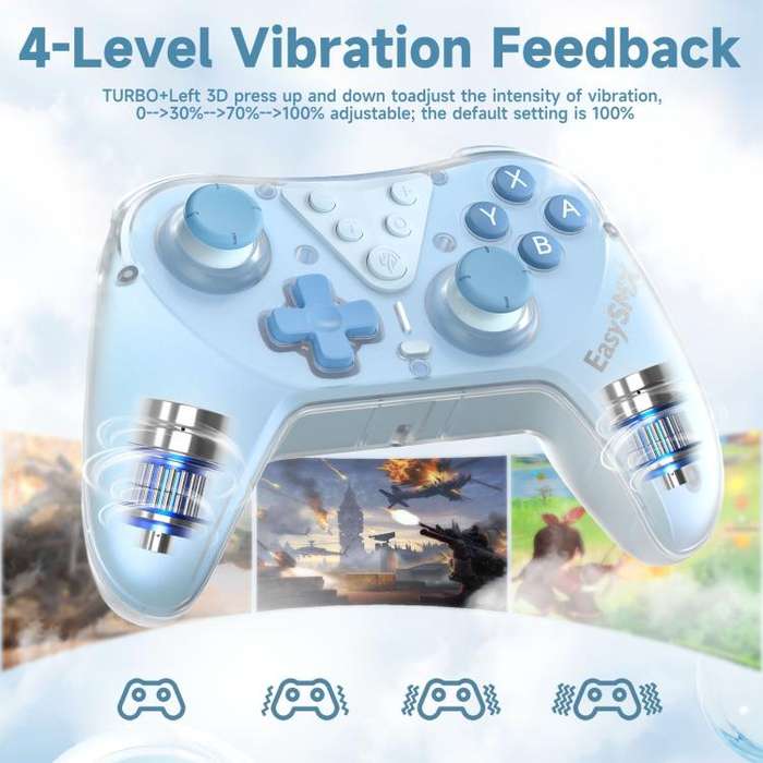 EasySMX T39 Hall Effect 3D Joystick Gaming Controller For Nintendo Switch/Switch Lite/Switch OLED...