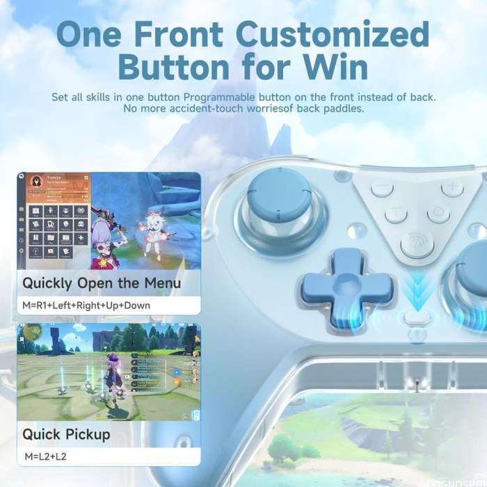 EasySMX T39 Hall Effect 3D Joystick Gaming Controller For Nintendo Switch/Switch Lite/Switch OLED...