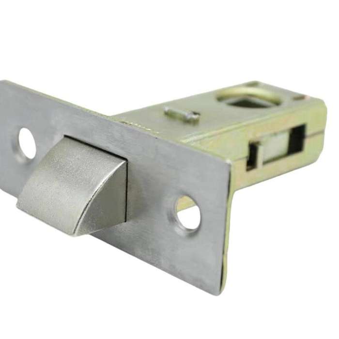 45mm Bathroom Door Lock Tongue+Screw Fixing Device Insert Lock Body Zinc Alloy Lock Head