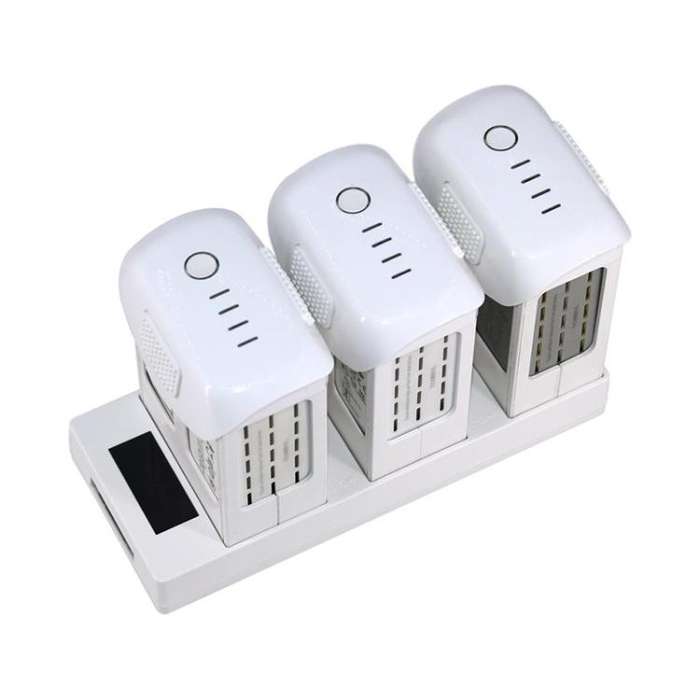 For DJI Phantom 4 Series YX 3-Slot Battery Charging Hub with LED Display