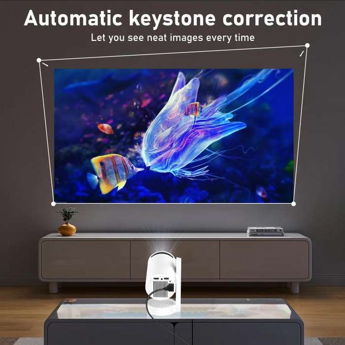 Home Mini Portable HD WIFI Projector(UK Plug)