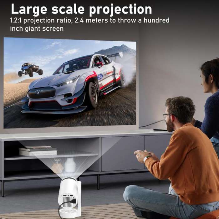 Home Mini Portable HD WIFI Projector(AU Plug)