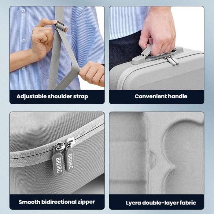 For DJI Neo BRDRC Portable Drone Accessories Protection Storage Bag(Gray)