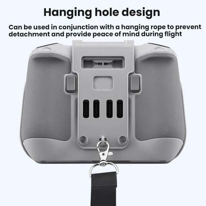 For DJI Mavic Air 2/Mavic 3 Pro BRDRC Remote Control Hood + Hanging Belt(2pcs /Set)