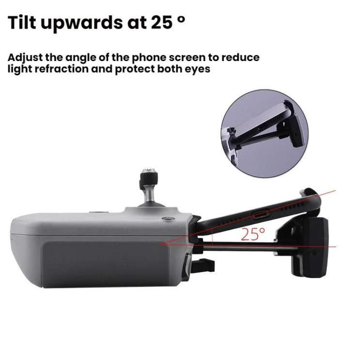 BRDRC For DJI Remote Control Bracket, Style: Mobile Phone + Tablet Stand