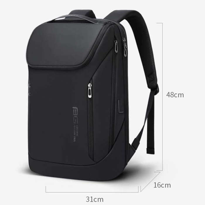 BANGE BG-2517 Men Business Pack Large Capacity Computer Travel Backpack(Grey)