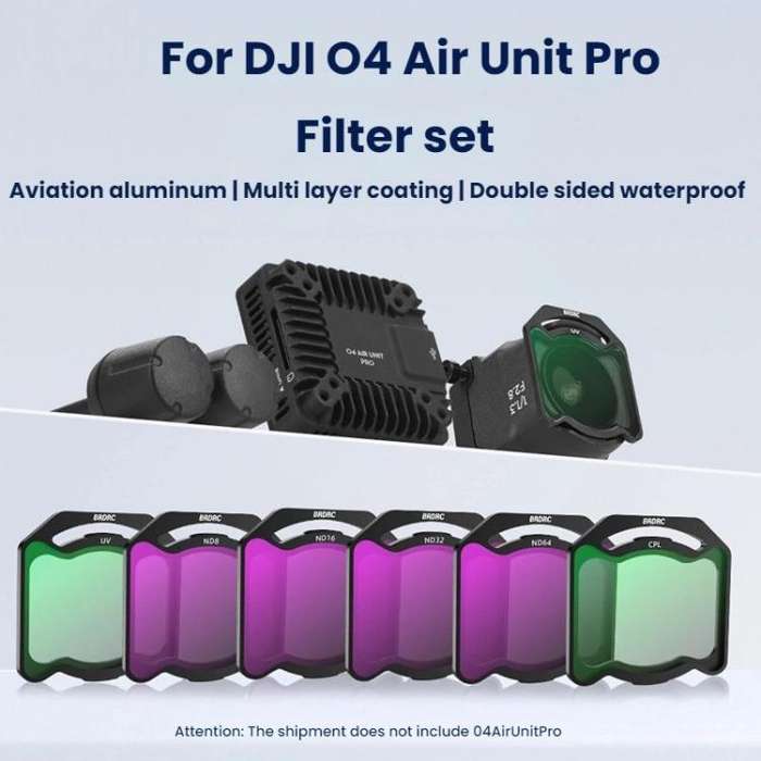 For DJI O4 Air Unit Pro BRDRC Filter Accessories, Specification: ND8+ND16+ND32+ND64