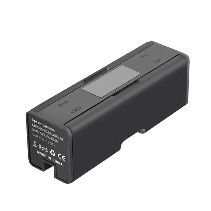 For DJI Mavic Air 2 YX Battery Charger Hub With LCD Display 4-Slot Intelligent Charging Station(B...